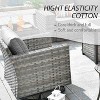 XIZZI 10 Pieces Wicker Furniture Set, Sectional Sofa Set with Wide Armrest and Deep Seat, Rattan Modular Conversation Set for Backyard Garden - 3 of 4