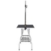 vidaXL Adjustable Dog Grooming Table with 2 Loops and Basket - 4 of 4