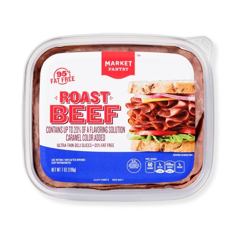 Roast Beef Lunchmeat 7oz Market Pantry Target