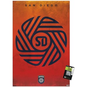 Trends International MLS San Diego FC - Logo 25 Unframed Wall Poster Prints - 1 of 4
