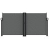 vidaXL Retractable Side Awning Anthracite 47.2"x236.2" - 3 of 4
