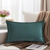 REGALWOVEN Solid Striped Soft Cozy Decorative Throw Pillow Covers for Sofa Home Decor 2 Pcs - 2 of 4