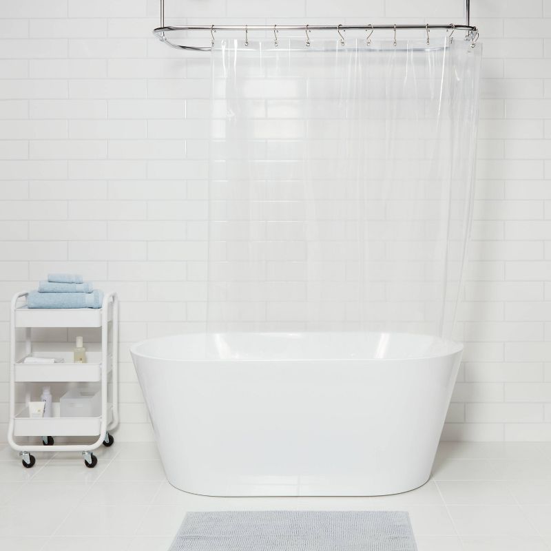 PEVA Medium Weight Shower Liner Clear - Made By Design™, 3 of 6