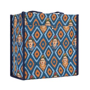 Signare USA Frida Kahlo Icon Blue Shopper Bag - 1 of 4