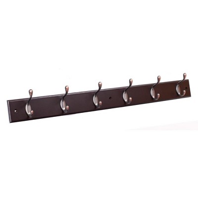 Birdrock Home Hook Coat And Hat Rack 6 Hooks 27 Inches Wall Mount   GUEST 94488767 E16a 4dcd 95af 9a1b7985a834