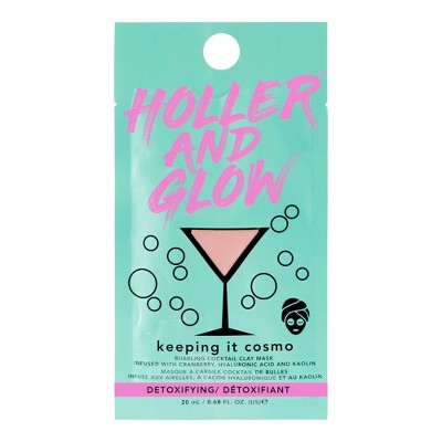 Holler and Glow Keeping It Cosmo Fizzing Clay Mask - 0.68 fl oz