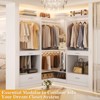 Besiost Freestanding Closet System Set of 3 with Drawers and Pants Racks, Walk-In Closet Orgainzer with Hangin Rods - 3 of 4