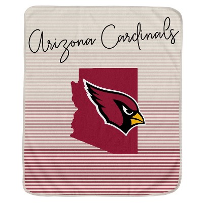NFL Arizona Cardinals Ultra Fleece State Stripe Blanket
