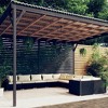 vidaXL Garden Lounge Set Black, Cream - 2 of 4