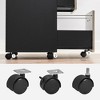 2-Drawer File Cabinet, Filing Cabinet for Home Office, Small Rolling File Cabinet, Printer Stand, Hanging File Folders, Modern Style - 4 of 4