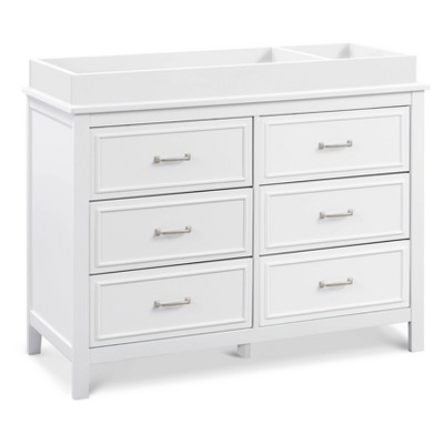 Charlie Classic White 6-Drawer Nursery Double Dresser
