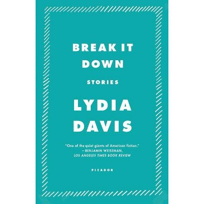 Break It Down - (FSG Classics) by  Lydia Davis (Paperback)