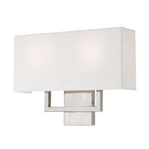 Livex Lighting Pierson 2 - Light Wall Light in  Brushed Nickel - 1 of 1
