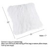 22-Inch Luxury Square Floor Plush Pillow – For Bedroom or Living Room by Hastings Home - 2 of 4