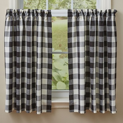 Park Designs Wicklow Check Tiers - 36"L - Black & Cream