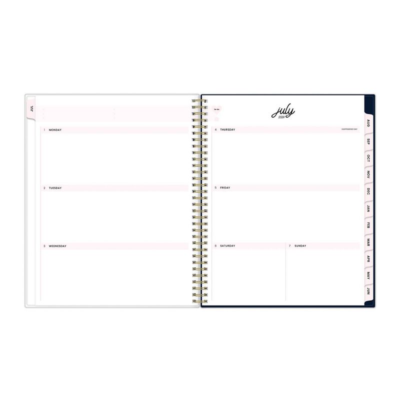 Color Me Courtney for Blue Sky 2024-25 Weekly/Monthly Planner 11&#34;x8.5&#34; Bloom Navy, 6 of 14