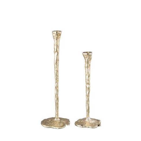 Classic Touch Gold Natural Taper Candle Holder, 2 sizes - image 1 of 4