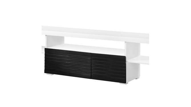 Buck 75&#34; TV Entertainment Centers White and Black High Gloss - Acme Furniture, 2 of 7, play video