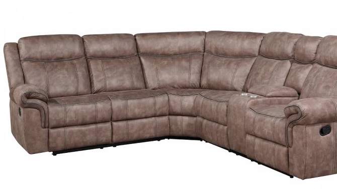 131" Dollum Two-Tone Sectional Sofa - Acme Furniture, 2 of 10, play video