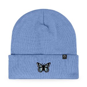 Dalix Butterfly Embroidered Beanie Insect Warm Winter Knit Hat for Women - 1 of 4