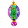 Huras Family 7.0 Inch Merry & Bright Tivoli Gardens Christmas Tree Ornament , Oblong Single Reflector Drop (1PC) - 2 of 3