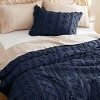 2-3 Pcs Tufted Boho Comforter Set Bed Set GentleSoft Farmhouse Shabby Chic Embroidery Bedding - 4 of 4