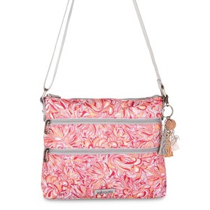 Sakroots Women's Artist Circle Basic Crossbody, Sorbet Treehouse - 1 of 4