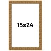PosterPalooza | Sculpted Black Picture Frame - UV Acrylic, Foam Board Backing, Hanging Hardware - 2 of 4