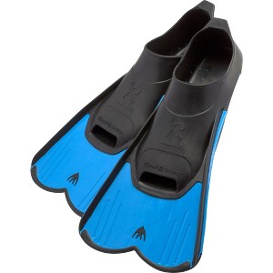 Cressi Light Swim Training Fins - Short Reactive Blade, Comfortable Rubber Foot Pocket, Ideal for Pool & Snorkeling - 1 of 4