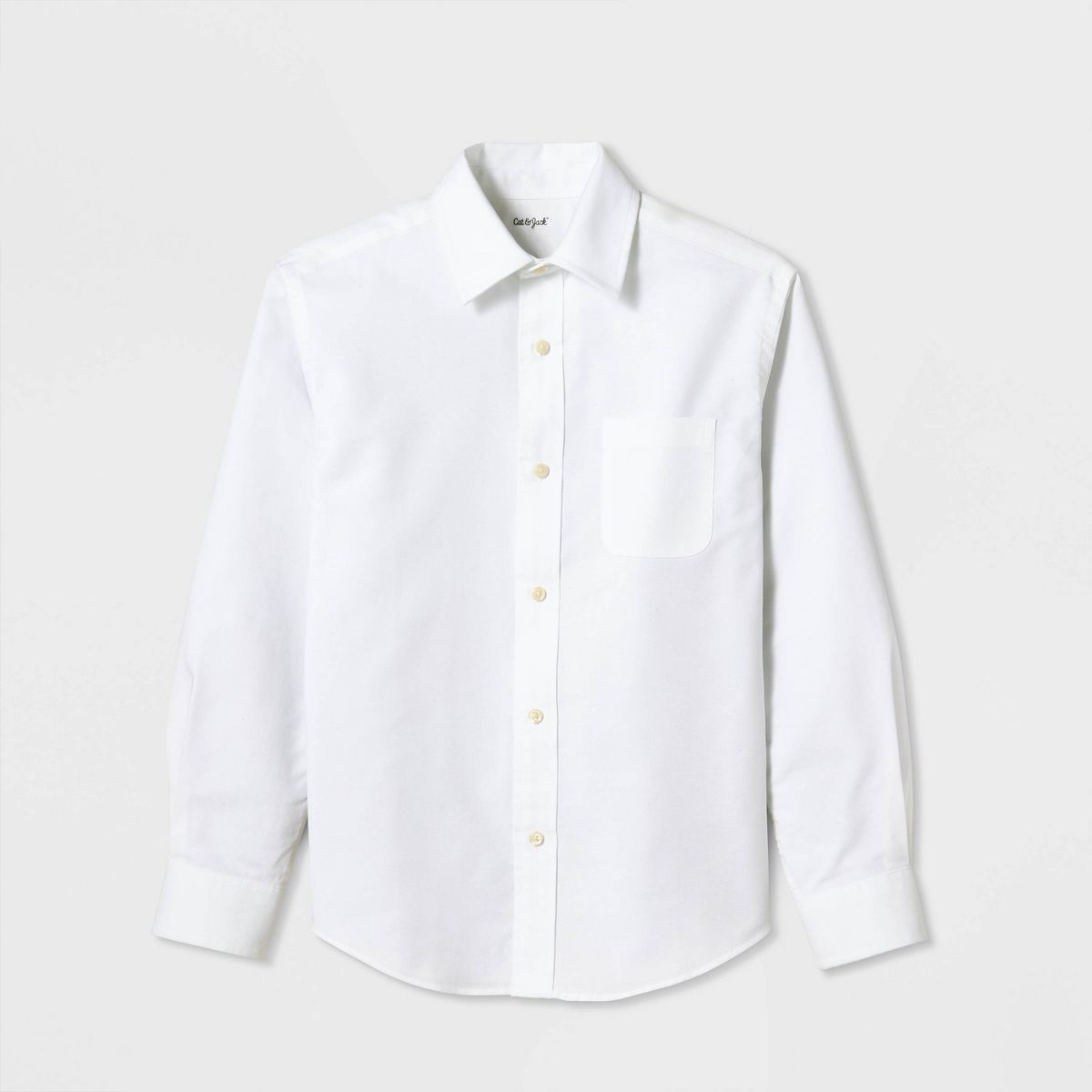 Boys' Long Sleeve Button-Down Oxford Style Dress Shirt - Cat & Jack™ - thumbnail 8
