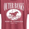 Women's - Instant Message - Outer Banks Running Horse Short Sleeve Graphic T-Shirt - 2 of 4