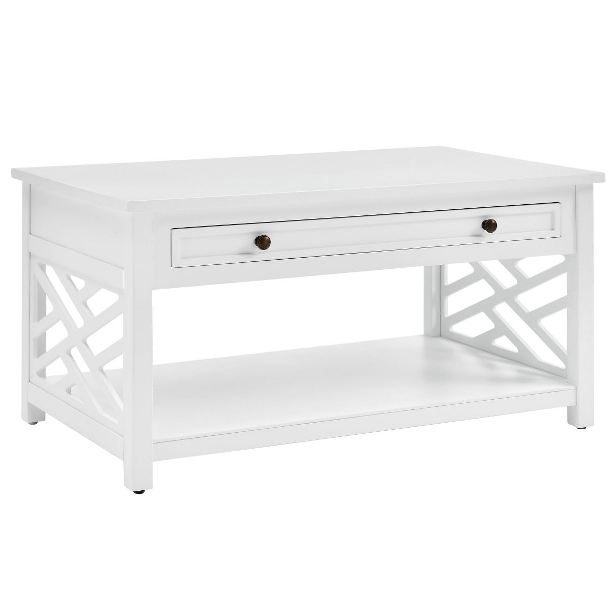 36" Middlebury Wood Coffee Table with Drawer - Alaterre Furniture - thumbnail 9