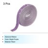 Unique Bargains Self-Adhesive DIY Crafts Decorations Crystal Rhinestone Diamond Ribbon 3 Rolls - 4 of 4