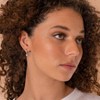 Drop Huggie Earrings for Women, Religious Ornaments: Cross, Evil Eye, Clover, Celtic, Dainty - 2 of 4