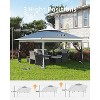 Garvee Canopy Tent, Pop Up Gazebo Tent Easy Setup with 4 Sand Bags,Mosquito Netting & Height Adjustable - 3 of 4