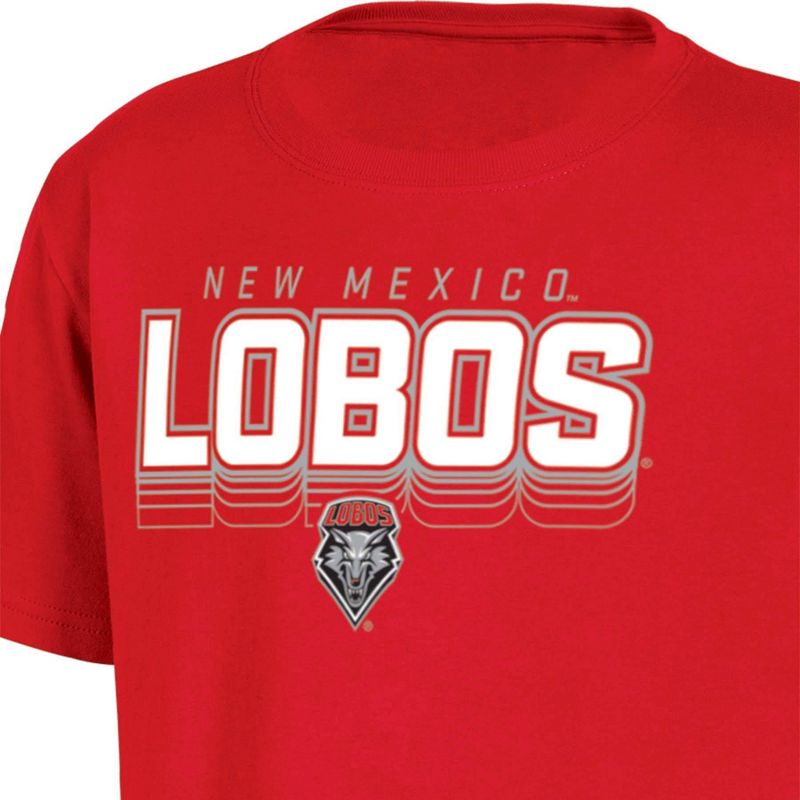 NCAA New Mexico Lobos Boys&#39; Core T-Shirt, 3 of 4