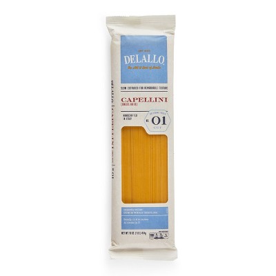 DeLallo Capellini Pasta, 16 oz Bag, (4 Pack)