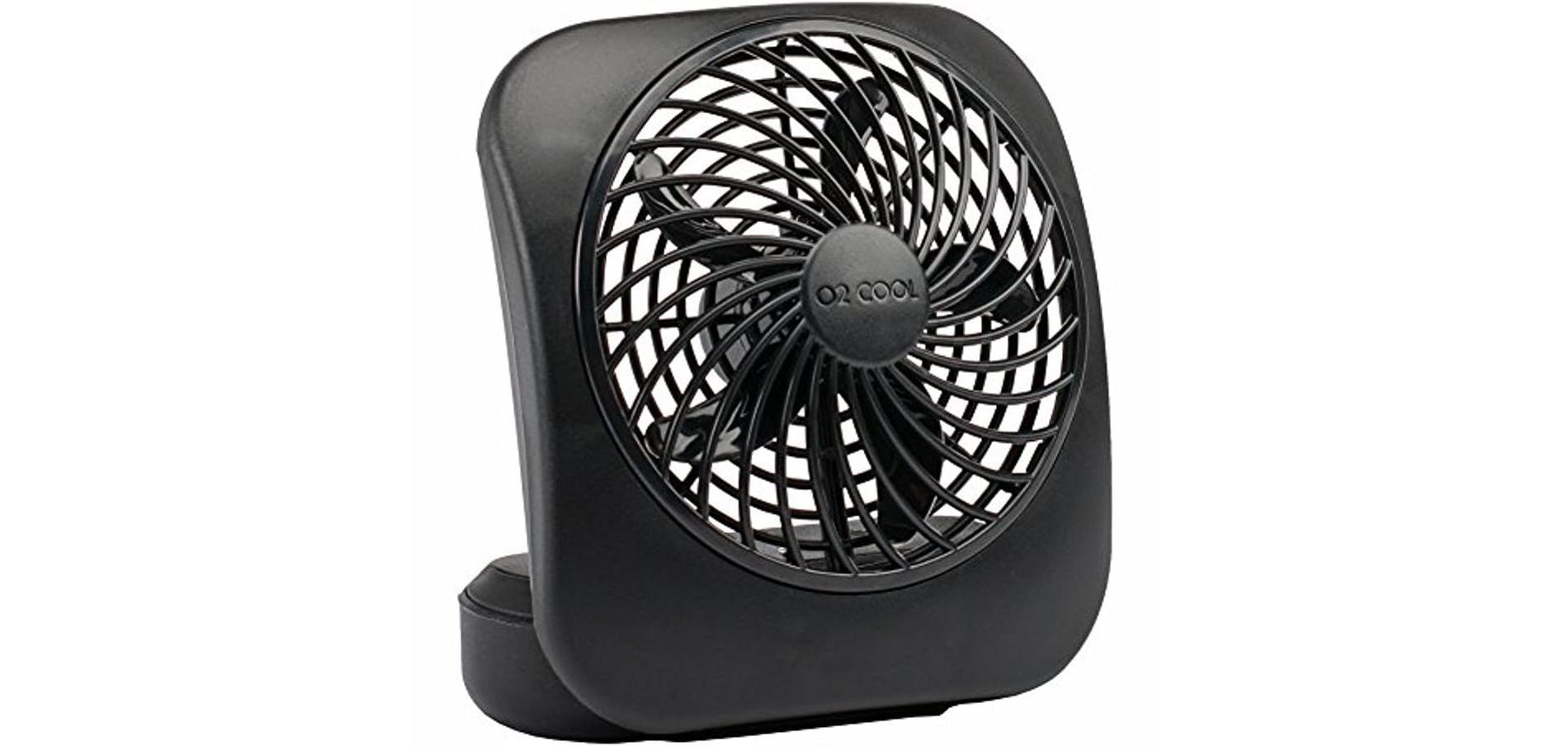 O2COOL Treva 5 Inch Battery Powered Portable Desk Fan