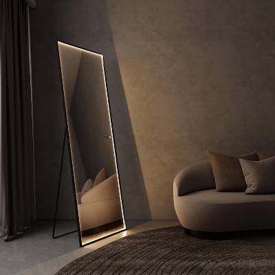 Ozarke Floor LED Vanity Mirror