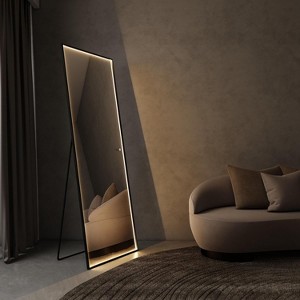 Ozarke Floor LED Vanity Mirror - 1 of 4