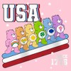 Girl's Care Bears USA Crew Since 1776 T-Shirt - image 2 of 4