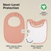 KeaBabies 8pk Organic Quin Baby Bibs for Drooling and Teething, Cotton Drool Bibs, Newborn Baby Boys, Baby Girls Bibs - 3 of 4