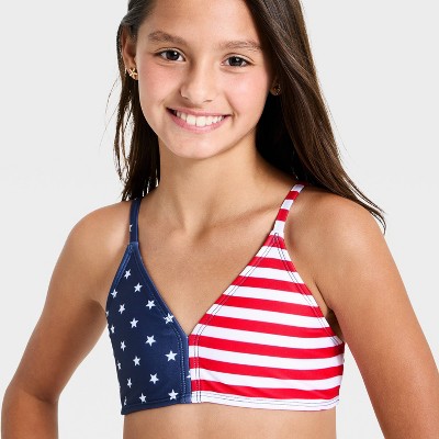 Детские купальники Art Class Girls' Americana Flag Bikini Set - art class™ L — фото 3