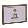 Transpac Wood 22 in. Multicolor Christmas Dimensional Manger Wall Art - 2 of 4