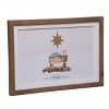 Transpac Wood 22 in. Multicolor Christmas Dimensional Manger Wall Art - image 2 of 4