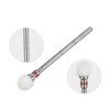 Unique Bargains Ceramic Tungsten Bit Electric Nail Drill for Rotary Nail Drill Machine Manicure Pedicure Polishing Kit Grinding Head Red 1 Pc - 3 of 4