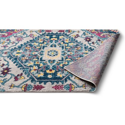 Mystic Multi Geometric Stain-Resistant Area Rug 5'3" x 7'3"