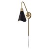 Nuvo Lighting Tango 1 - Light Sconce in  Matte Black/Burnished Brass - 4 of 4