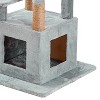Two by Two Bristol - Gray Scratching Post Cat Furniture - 48 in. Tall - 4 of 4