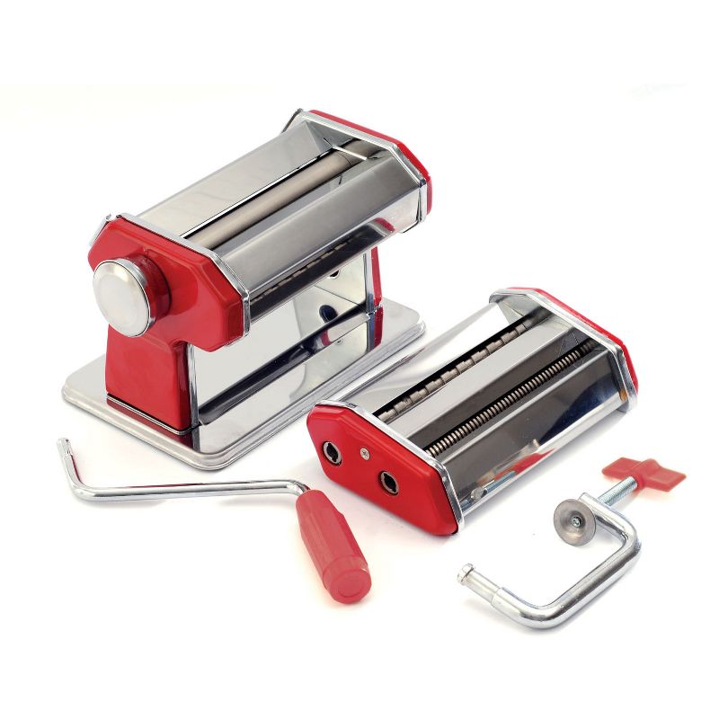 Norpro Stainless Steel Pasta Machine with Hand Crank, 2 of 3